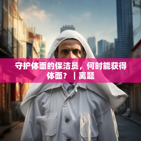 守护体面的保洁员，何时能获得体面？｜离题