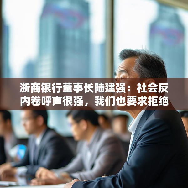浙商银行董事长陆建强：社会反内卷呼声很强，我们也要求拒绝无效加班