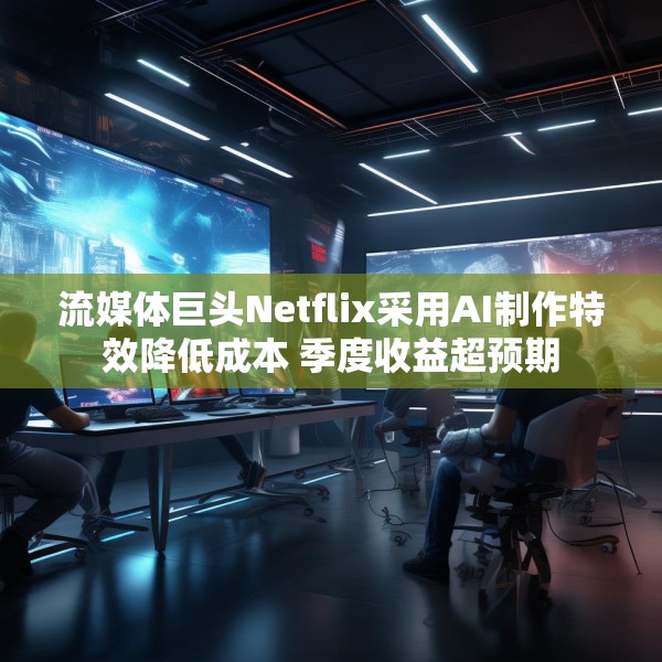 流媒体巨头Netflix采用AI制作特效降低成本 季度收益超预期