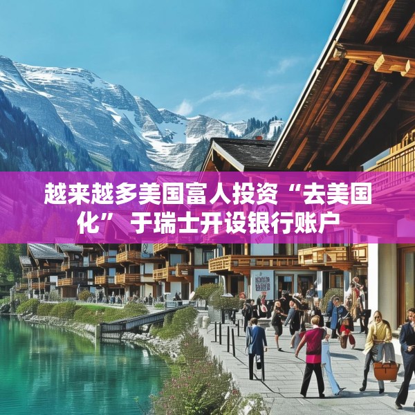越来越多美国富人投资“去美国化” 于瑞士开设银行账户