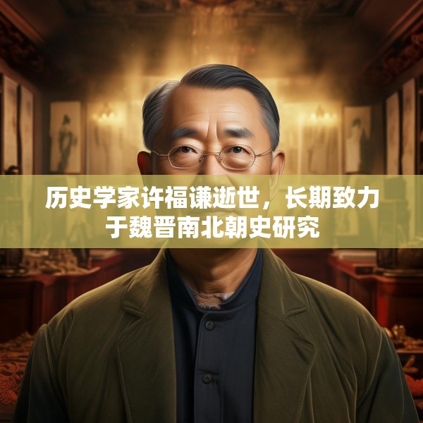 历史学家许福谦逝世，长期致力于魏晋南北朝史研究