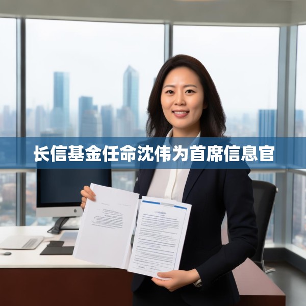 长信基金任命沈伟为首席信息官