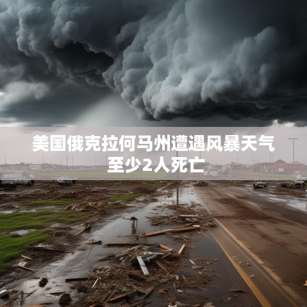 美国俄克拉何马州遭遇风暴天气 至少2人死亡
