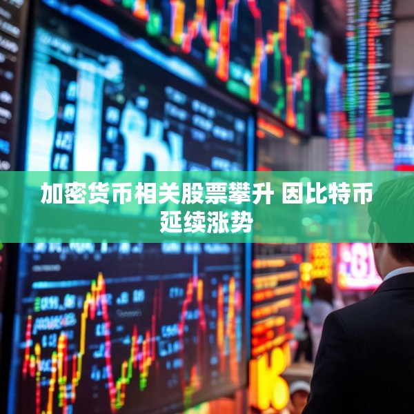 加密货币相关股票攀升 因比特币延续涨势