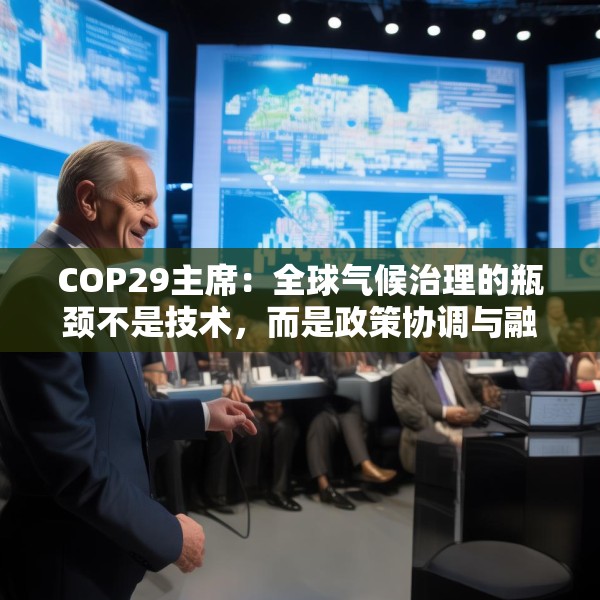 COP29主席：全球气候治理的瓶颈不是技术，而是政策协调与融资匹配的“落地机制”
