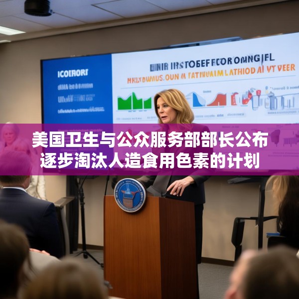 美国卫生与公众服务部部长公布逐步淘汰人造食用色素的计划