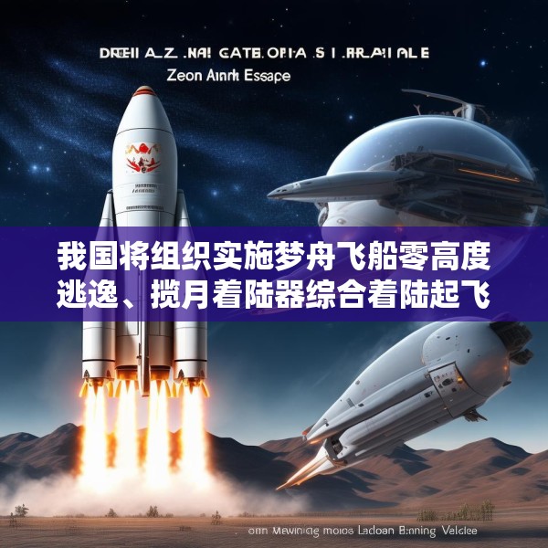 我国将组织实施梦舟飞船零高度逃逸、揽月着陆器综合着陆起飞验证等试验