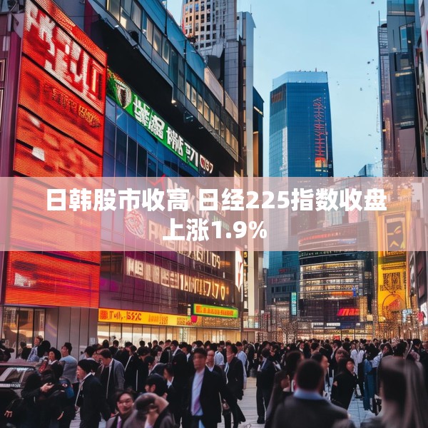 日韩股市收高 日经225指数收盘上涨1.9%