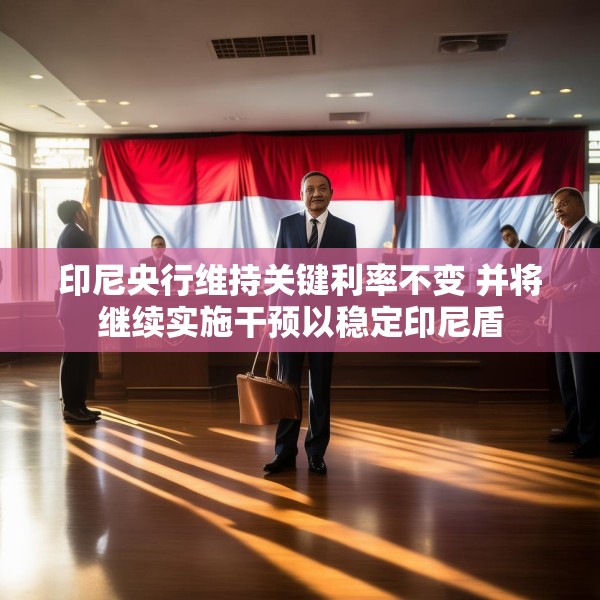印尼央行维持关键利率不变 并将继续实施干预以稳定印尼盾