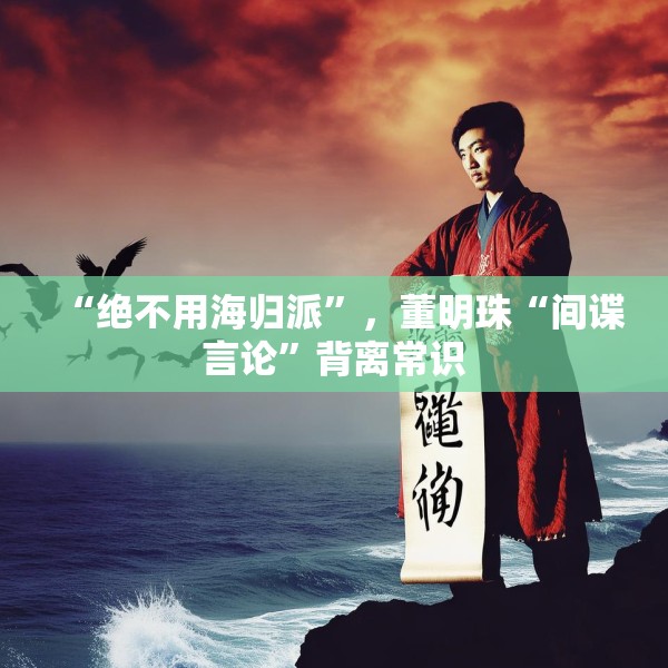 “绝不用海归派”，董明珠“间谍言论”背离常识