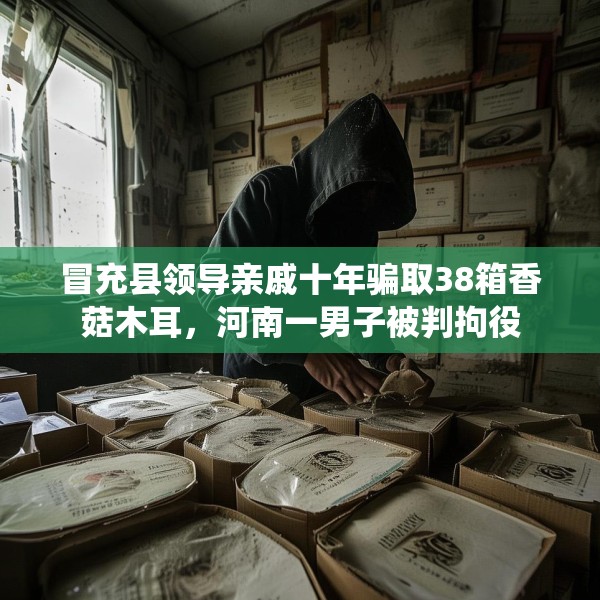 冒充县领导亲戚十年骗取38箱香菇木耳，河南一男子被判拘役