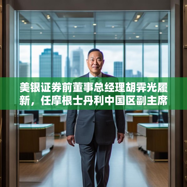 美银证券前董事总经理胡霁光履新，任摩根士丹利中国区副主席