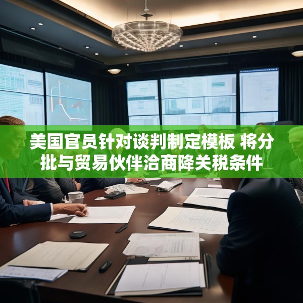 美国官员针对谈判制定模板 将分批与贸易伙伴洽商降关税条件