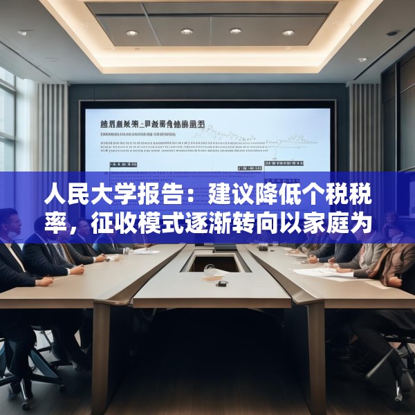 人民大学报告：建议降低个税税率，征收模式逐渐转向以家庭为单位