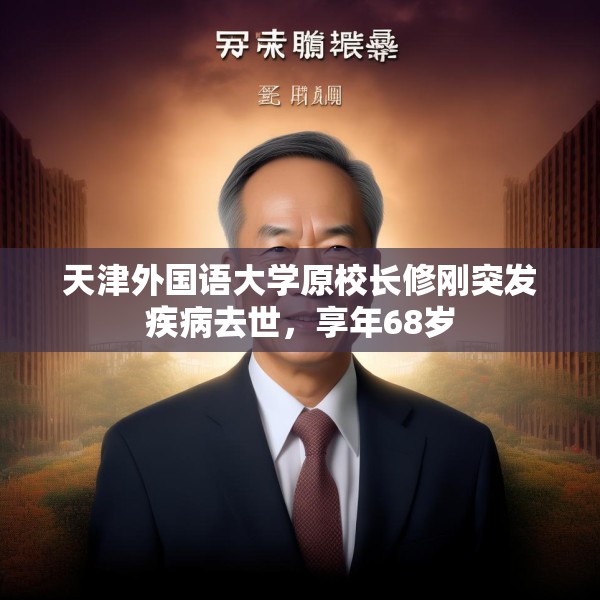 天津外国语大学原校长修刚突发疾病去世，享年68岁