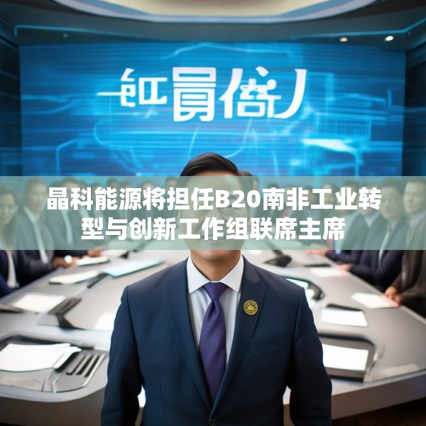 晶科能源将担任B20南非工业转型与创新工作组联席主席