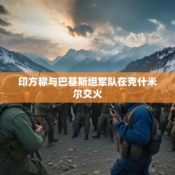 印方称与巴基斯坦军队在克什米尔交火