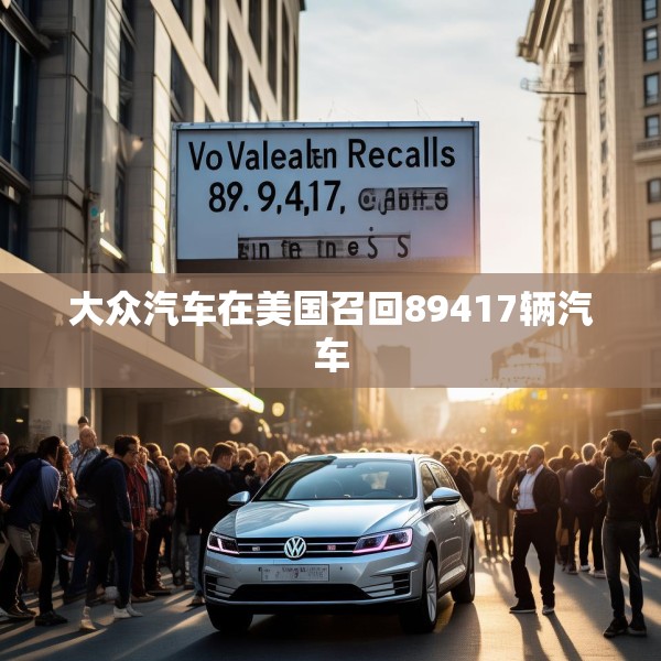 大众汽车在美国召回89417辆汽车