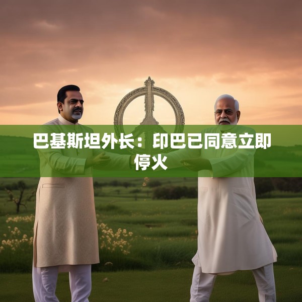 巴基斯坦外长：印巴已同意立即停火