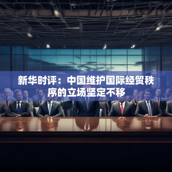 新华时评：中国维护国际经贸秩序的立场坚定不移