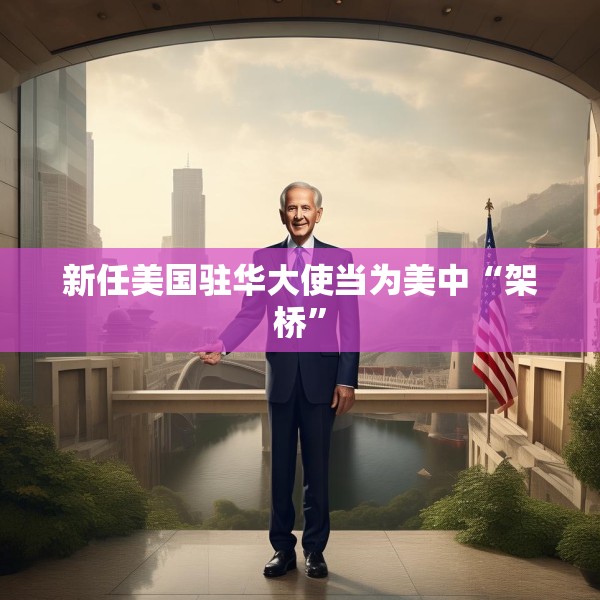 新任美国驻华大使当为美中“架桥”