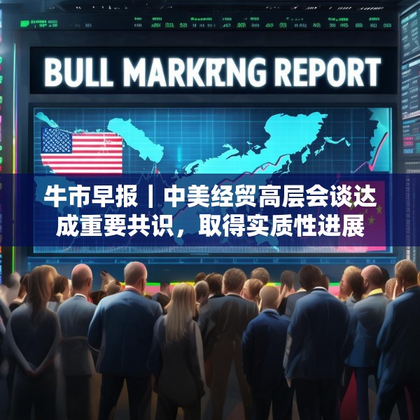 牛市早报｜中美经贸高层会谈达成重要共识，取得实质性进展