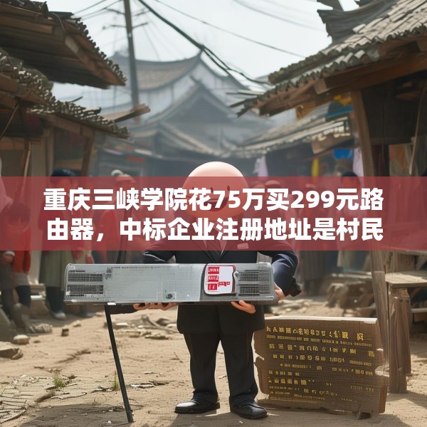 重庆三峡学院花75万买299元路由器，中标企业注册地址是村民家