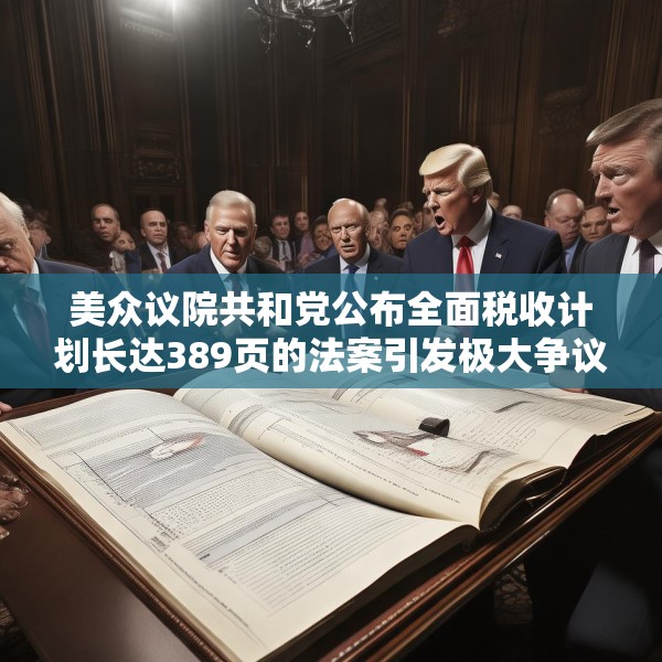 美众议院共和党公布全面税收计划长达389页的法案引发极大争议