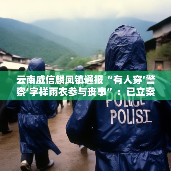 云南威信麟凤镇通报“有人穿‘警察’字样雨衣参与丧事”：已立案查处