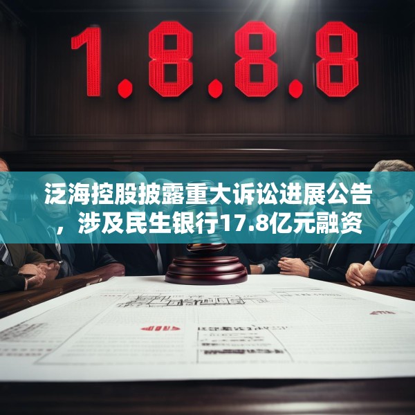 泛海控股披露重大诉讼进展公告，涉及民生银行17.8亿元融资