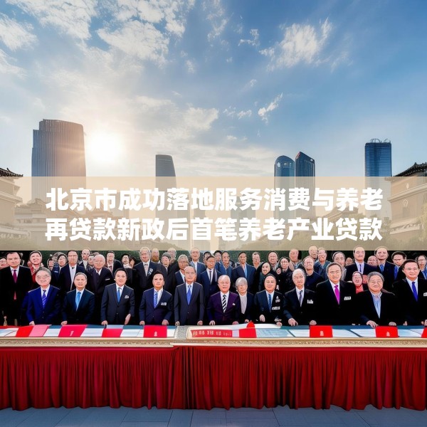 北京市成功落地服务消费与养老再贷款新政后首笔养老产业贷款