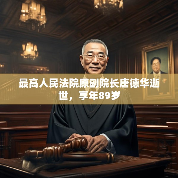 最高人民法院原副院长唐德华逝世，享年89岁