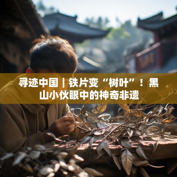 寻迹中国｜铁片变“树叶”！黑山小伙眼中的神奇非遗