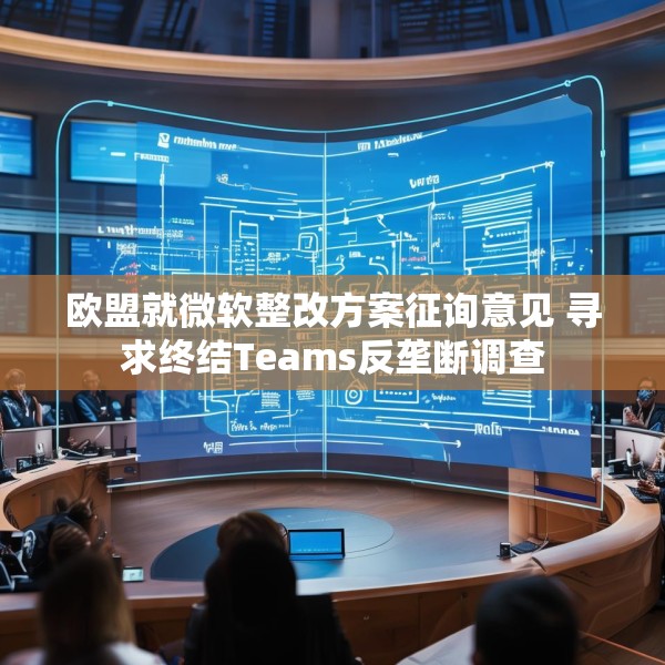 欧盟就微软整改方案征询意见 寻求终结Teams反垄断调查
