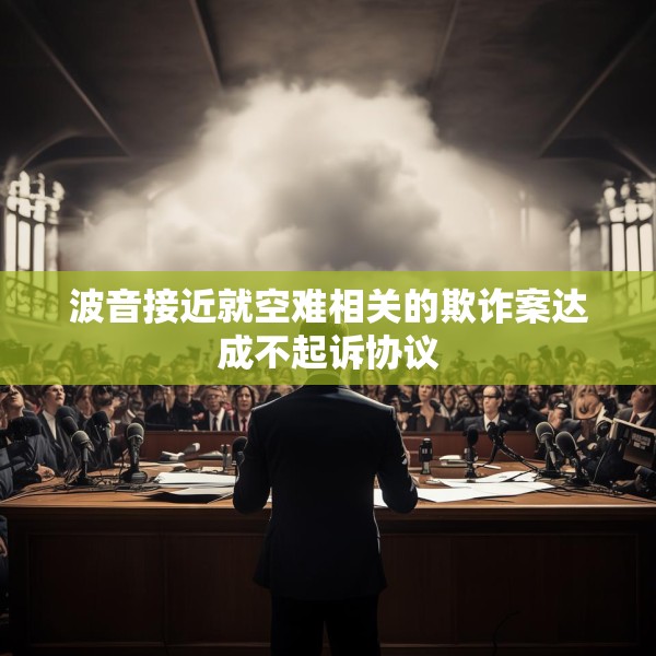 波音接近就空难相关的欺诈案达成不起诉协议