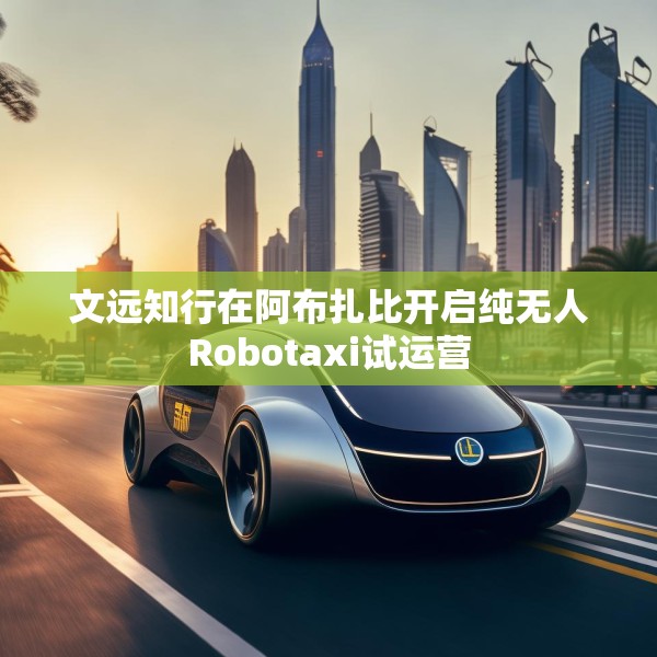 文远知行在阿布扎比开启纯无人Robotaxi试运营