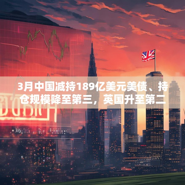 3月中国减持189亿美元美债、持仓规模降至第三，英国升至第二