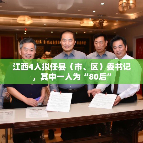 江西4人拟任县（市、区）委书记，其中一人为“80后”