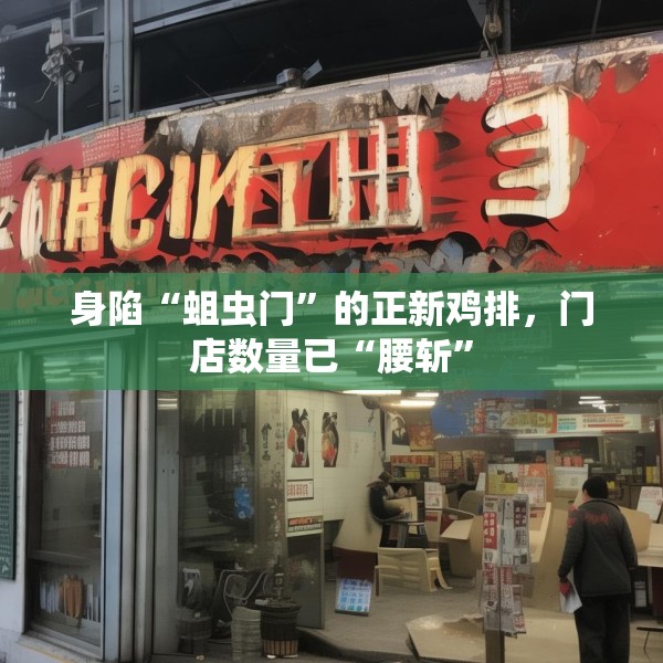 身陷“蛆虫门”的正新鸡排，门店数量已“腰斩”