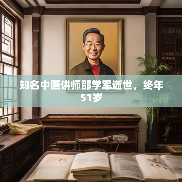 知名中医讲师邵学军逝世，终年51岁