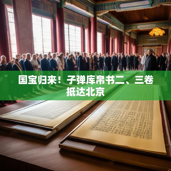 国宝归来！子弹库帛书二、三卷抵达北京