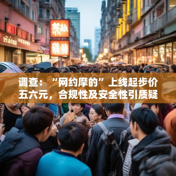 调查：“网约摩的”上线起步价五六元，合规性及安全性引质疑