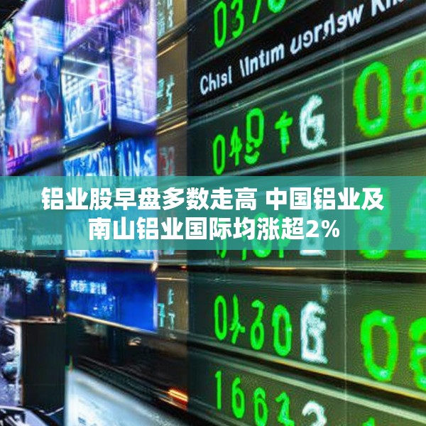 铝业股早盘多数走高 中国铝业及南山铝业国际均涨超2%