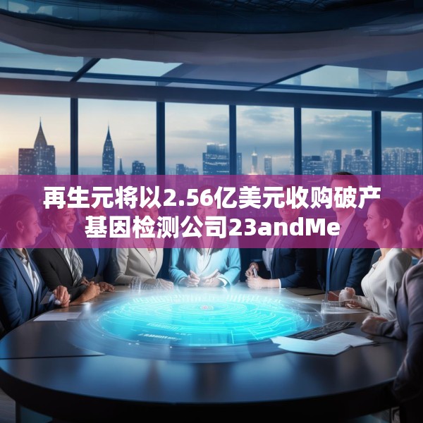 再生元将以2.56亿美元收购破产基因检测公司23andMe