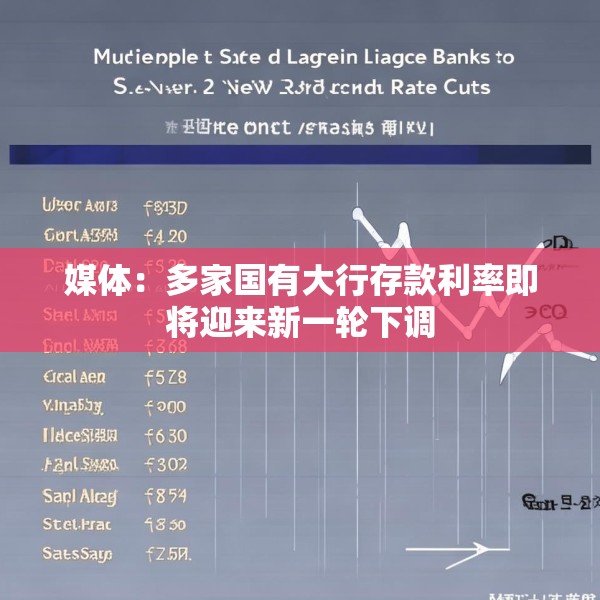 媒体：多家国有大行存款利率即将迎来新一轮下调