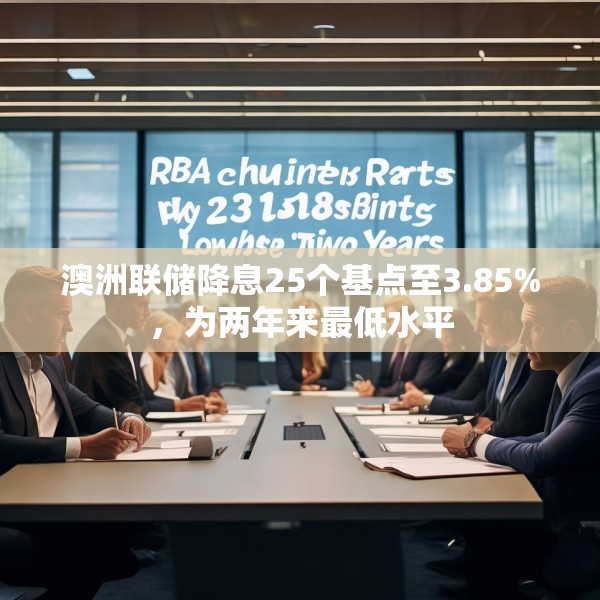 澳洲联储降息25个基点至3.85%，为两年来最低水平