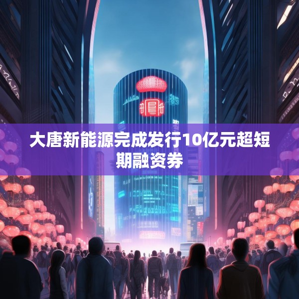 大唐新能源完成发行10亿元超短期融资券