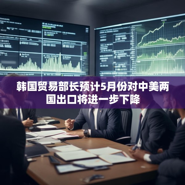 韩国贸易部长预计5月份对中美两国出口将进一步下降