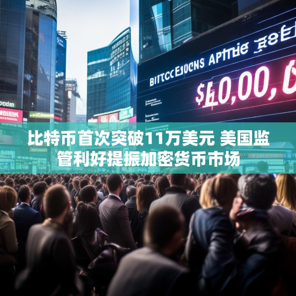 比特币首次突破11万美元 美国监管利好提振加密货币市场