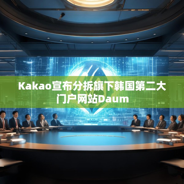 Kakao宣布分拆旗下韩国第二大门户网站Daum